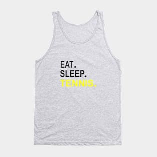 Eat Sleep Tennis Dark Tank Top